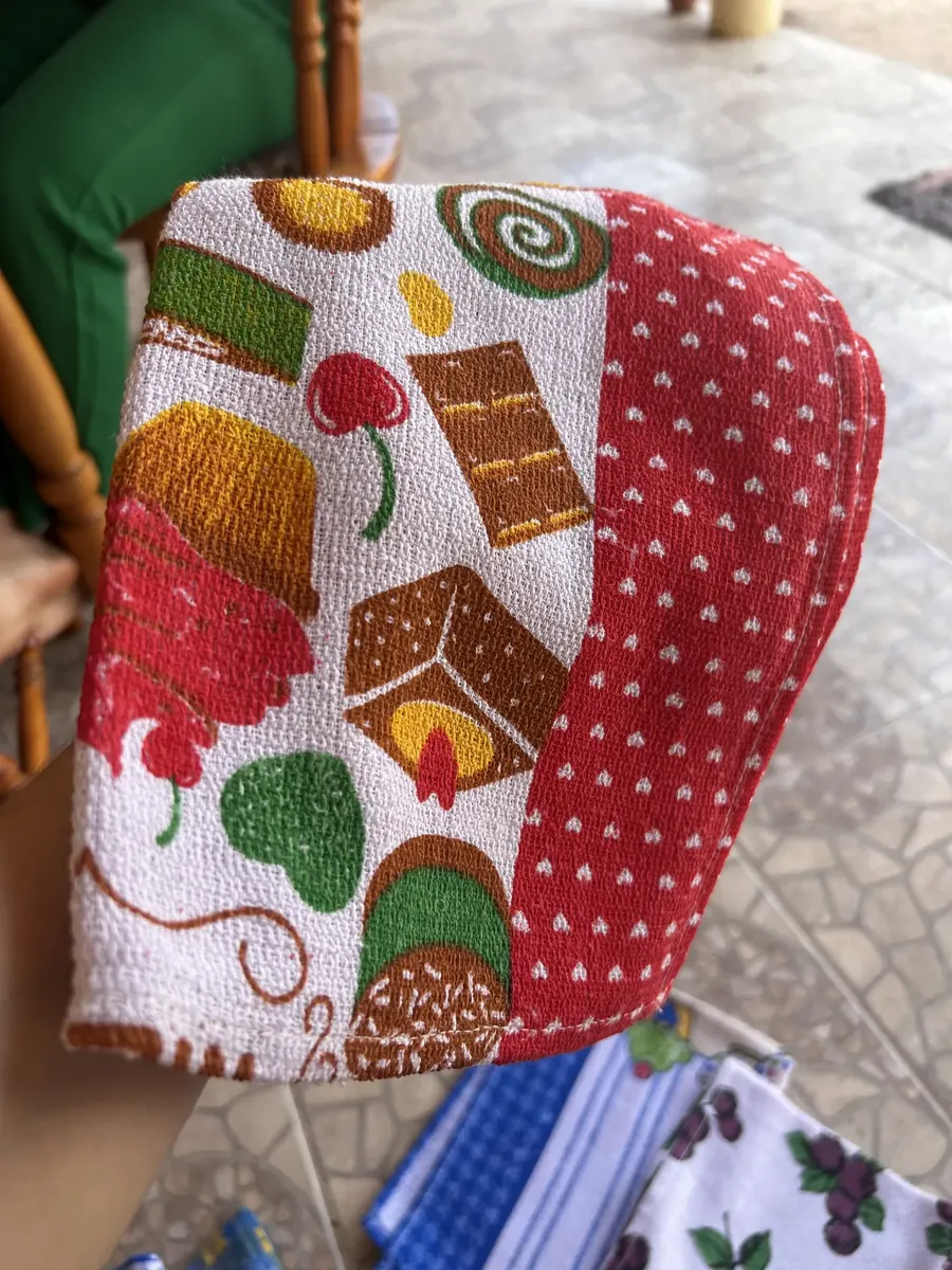 Foto enviada por cliente que comprou o kit de panos